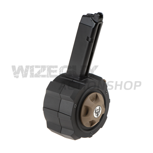 HFC Drum mag G17 GBB 200rds in the group Airsoft / Airsoft Magazines at Wizeguy Sweden AB (AS-hfc-mag-001)