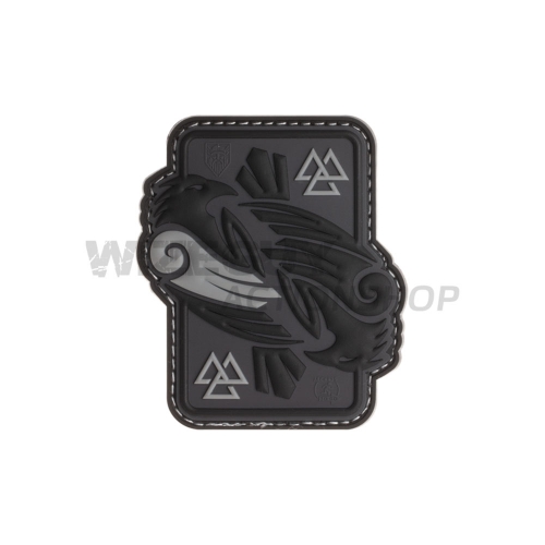 3D Rubber Patch: Odin Raven Black in the group Tactical Gear / Patches at Wizeguy Sweden AB (JTG-027890)