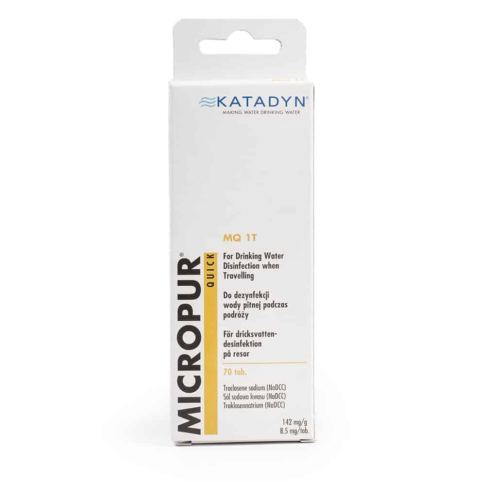 Katadyn Micropur Quick MT1T - 70 Tabs in the group Outdoor / Water supply at Wizeguy Sweden AB (Katadyn-2001)