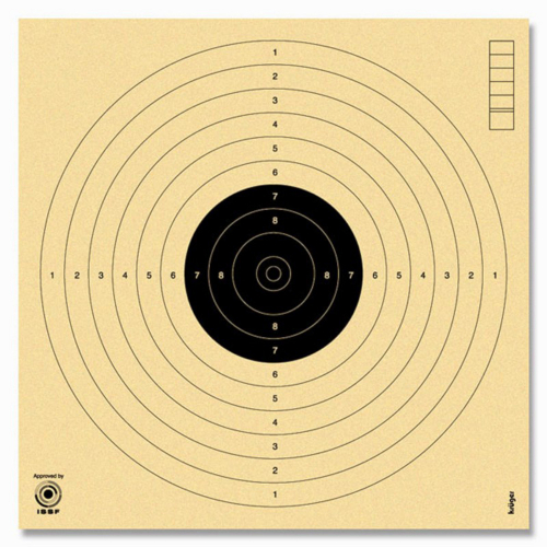 Airpistol target 17x17 cm ISSF 250pcs Numbered in the group Sportshooting / 10m Airpistol / Airrifle at Wizeguy Sweden AB (ag-KRU3000N-2)