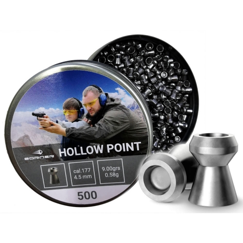 Borner HOLLOW 4.5mm 500st in the group Airguns / Airgun Ammo at Wizeguy Sweden AB (ag-bor-amo-003)