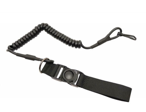 Amomax Pistol Lanyard Black in the group Tactical Gear / Sling at Wizeguy Sweden AB (as-amom-acc-004)