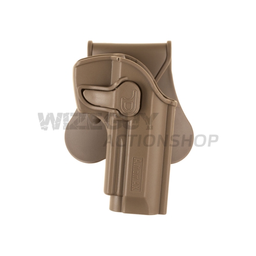 Amomax Polymer Holster FDE WE M9 / TM M9 in the group Tactical Gear / Holster at Wizeguy Sweden AB (as-amom-hol-008)