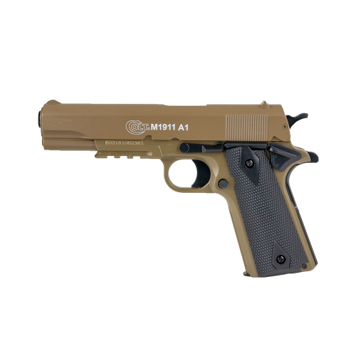 Colt M1911A1 Dark Earth HPA in the group Airsoft / Airsoft Pistols / Soft air gun spring  at Wizeguy Sweden AB (as-cg-gun-0062)