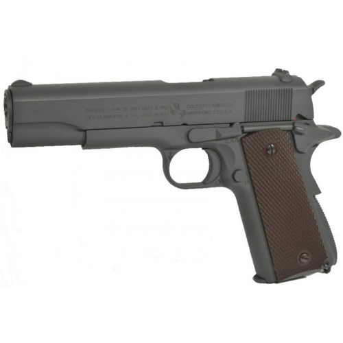Colt 1911 A1 Parkerized Grey in the group Airsoft / Airsoft Pistols / Colt 1911 airsoft pistol at Wizeguy Sweden AB (as-cg-gun-0093)
