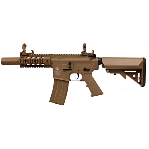 Colt M4 Special Forces Full metal Mini TAN 1.2 J in the group Airsoft / Airsot rifles / Airsoft rifle full metal at Wizeguy Sweden AB (as-cg-gun-0124)