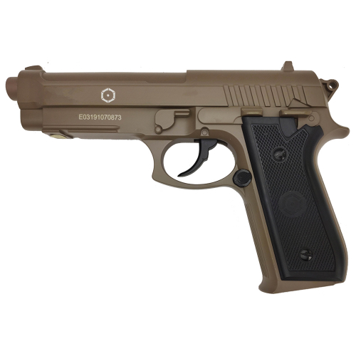 Cybergun PT92 TAN Co2 6mm Full Metal in the group Airsoft / Airsoft Pistols at Wizeguy Sweden AB (as-cg-gun-0177)