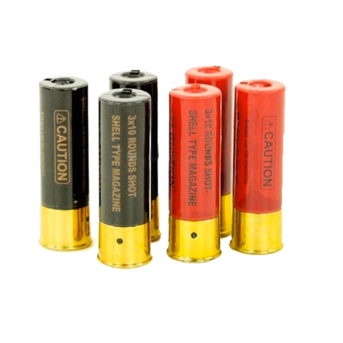 Swiss Arms Shotgun Shells 6-pack in the group Airsoft / Airsoft Magazines at Wizeguy Sweden AB (as-cg-mag-0035)