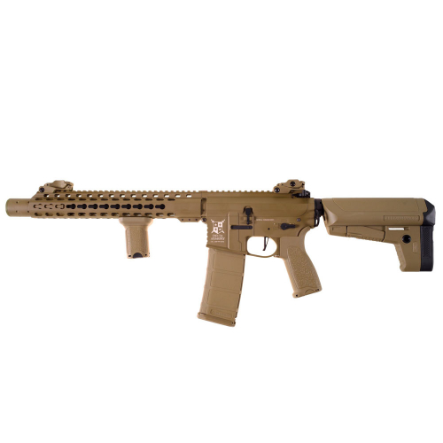 Delta Armory AR15 SilentOps DMR ALPHA Tan in the group Airsoft / Airsot rifles / Airsoft rifle full metal at Wizeguy Sweden AB (as-da-gun-0034)