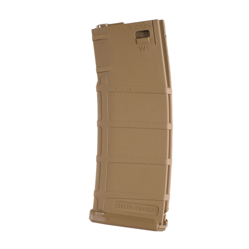 Delta Armory DMAG M4/AR15 Mid-cap 120 BBs Tan in the group Airsoft / Airsoft Magazines at Wizeguy Sweden AB (as-da-mag-0002)