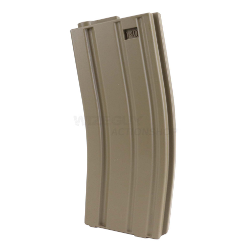 Delta Armory M4/AR15 Mid-cap 130 BBs Tan in the group Airsoft / Airsoft Magazines at Wizeguy Sweden AB (as-da-mag-0004)