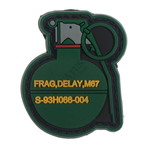 3D Rubber Patch: Grenade in the group Tactical Gear / Patches at Wizeguy Sweden AB (as-da-pat-0004)