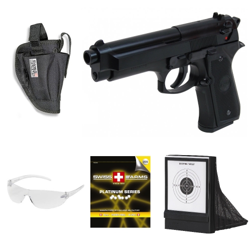 Shooting kit - M92 FS Springpistol in the group Airsoft / Airsoft package deals at Wizeguy Sweden AB (as-erbju-0004)