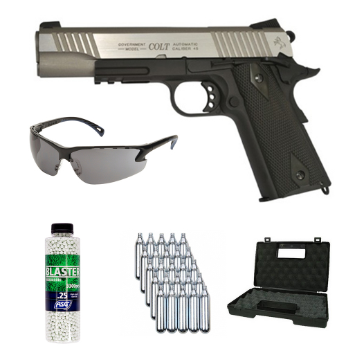 Pistol package Colt 1911 Co2 6mm in the group Airsoft / Airsoft package deals at Wizeguy Sweden AB (as-erbju-0012)