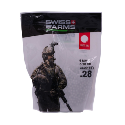 Swiss Arms Platinum 0.28g 3600 in the group Airsoft / Airsoft BBs / Soft air gun bullets at Wizeguy Sweden AB (as-ka-bb-0003)