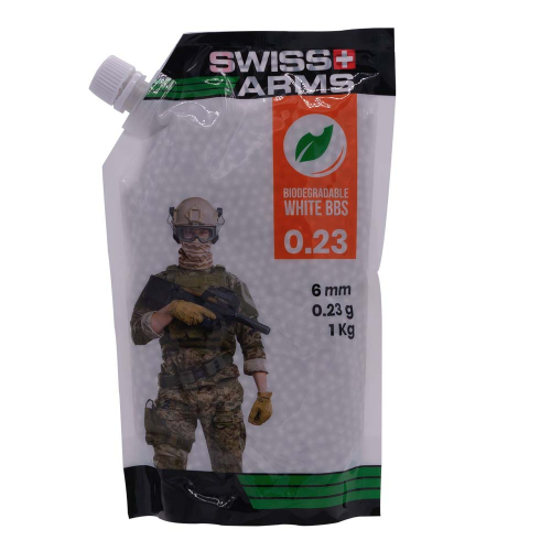Swiss Arms Platinum Bio 0,23g 1kg in the group Airsoft / Airsoft BBs / Soft air gun bullets at Wizeguy Sweden AB (as-ka-bb-00081)