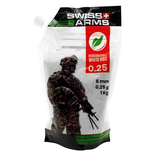 Swiss Arms Platinum Bio 0.25g 4000 in the group Airsoft / Airsoft BBs / Soft air gun bullets at Wizeguy Sweden AB (as-ka-bb-0009)