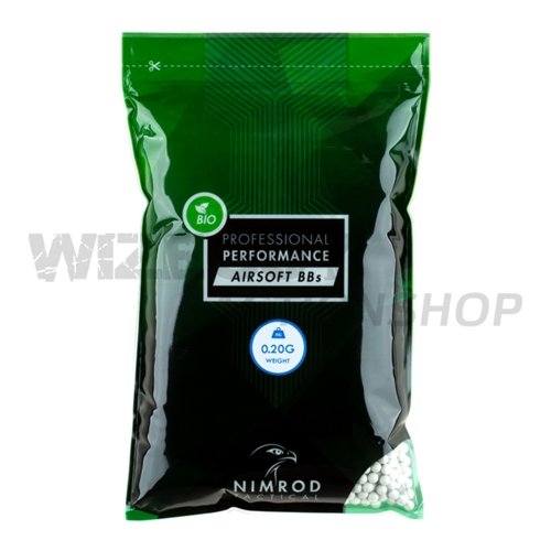 Nimrod Professional Performance 0.20g BIO BB 5000rds in the group Airsoft / Airsoft BBs / Soft air gun bullets at Wizeguy Sweden AB (as-nim-bb-001)