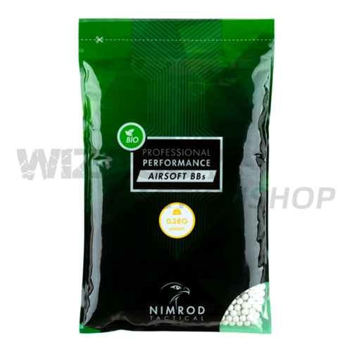 Nimrod Professional Performance 0.28g BIO BB 3570rds in the group Airsoft / Airsoft BBs / Soft air gun bullets at Wizeguy Sweden AB (as-nim-bb-003)