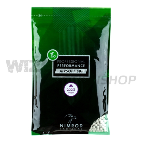 Nimrod Professional Performance 0.32g BIO BB 3125rds in the group Airsoft / Airsoft BBs / Soft air gun bullets at Wizeguy Sweden AB (as-nim-bb-005)