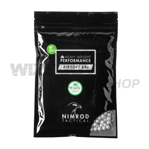 Nimrod 0.36g Bio BB 1000rds in the group Airsoft / Airsoft BBs / Soft air gun bullets at Wizeguy Sweden AB (as-nim-bb-101)