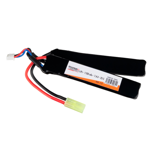 Lipo Battery Twin 7.4V 1100mAh Mini Tamyia 25C in the group Airsoft / Batteries and chargers at Wizeguy Sweden AB (as-sa-bat-1001)