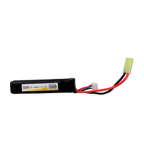 Swiss Arms Lipo Battery Stick 11.1V 1100mAh Mini Tamyia 25C in the group Airsoft / Batteries and chargers at Wizeguy Sweden AB (as-sa-bat-1003)