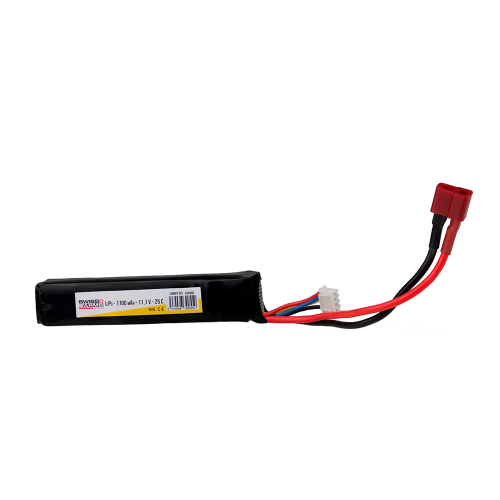 Swiss Arms Lipo Battery Stick 11.1V 1100mAh T-Dean 25C in the group Airsoft / Batteries and chargers at Wizeguy Sweden AB (as-sa-bat-1004)