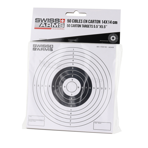 Swiss Arms Paper Targets 14 cm in the group Airguns / Targets at Wizeguy Sweden AB (as-sa-target-004)