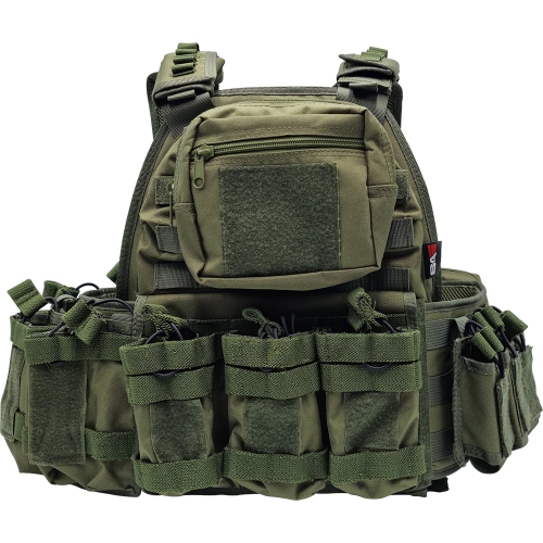 Swiss Arms Heavy plate carrier OD in the group Tactical Gear / Airsoft Vests at Wizeguy Sweden AB (as-sa-vest-0005)
