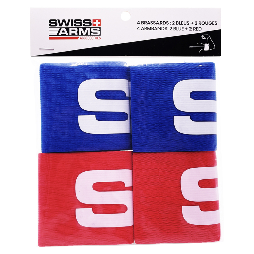 Swiss Arms Armbands 2 blue/2 red in the group Clothing / Team equipment at Wizeguy Sweden AB (as-sa-vest-1001)