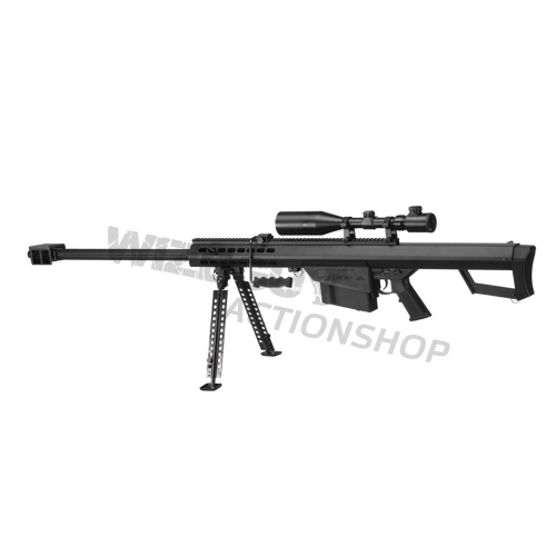 Barrett M82A1 Bolt Action Sniper Rifle Set in the group Airsoft / Airsot rifles / Airsoft rifle full metal at Wizeguy Sweden AB (as-sw-gun-0001)