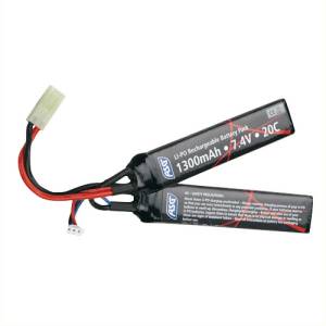 LiPo Battery 7.4V 1300 mAh 25C in the group Airsoft / Batteries and chargers at Wizeguy Sweden AB (asg-17206)