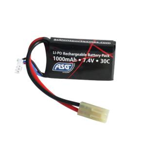 LiPo Battery 7.4V 1000 mAh 30C in the group Airsoft / Batteries and chargers at Wizeguy Sweden AB (asg-17462)