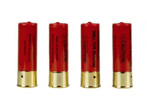 Shells for Shotguns 4 pc. 30 rd. in the group Airsoft / Airsoft Magazines at Wizeguy Sweden AB (asg-18555)
