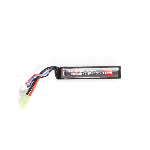 Stock Tube LiPO 7.4V 1300mAh 15C in the group Airsoft / Batteries and chargers at Wizeguy Sweden AB (asg-19013)