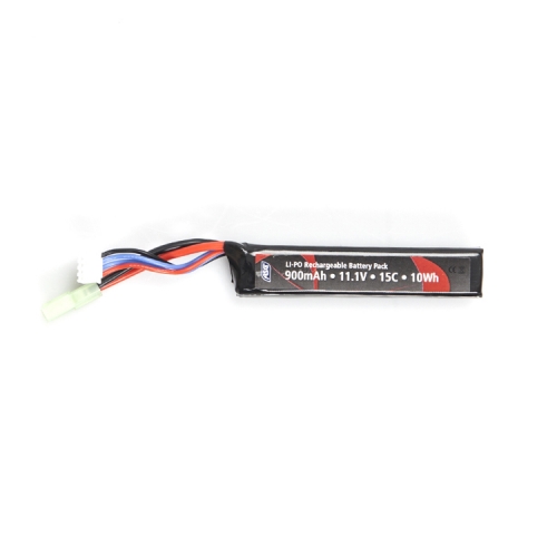 Stock Tube LiPO 11.1V 900mAh 15C in the group Airsoft / Batteries and chargers at Wizeguy Sweden AB (asg-19014)