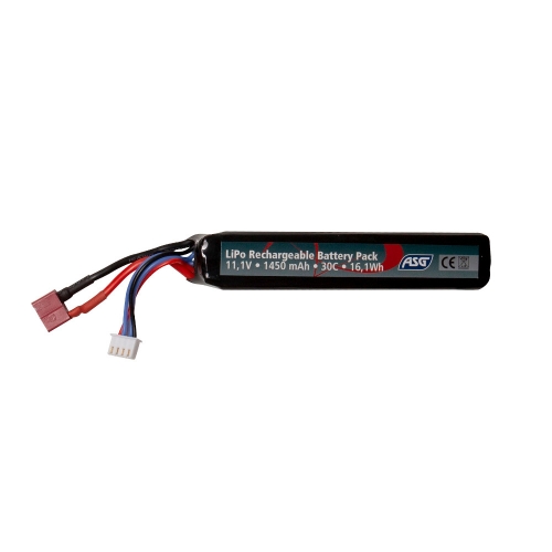 Lipo Battery 11.1V 1450mAh 30C T-Plug in the group Airsoft / Batteries and chargers at Wizeguy Sweden AB (asg-19365)