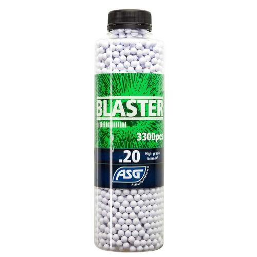 Airsoft BBs Blaster 0.20g 3300st in the group Airsoft / Airsoft BBs / Soft air gun bullets at Wizeguy Sweden AB (asg-19402)