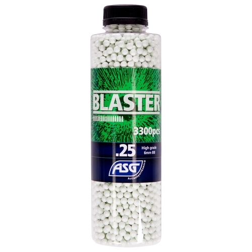 Airsoft BBs Blaster 0.25g - 3300st in the group Airsoft / Airsoft BBs / Soft air gun bullets at Wizeguy Sweden AB (asg-19404)