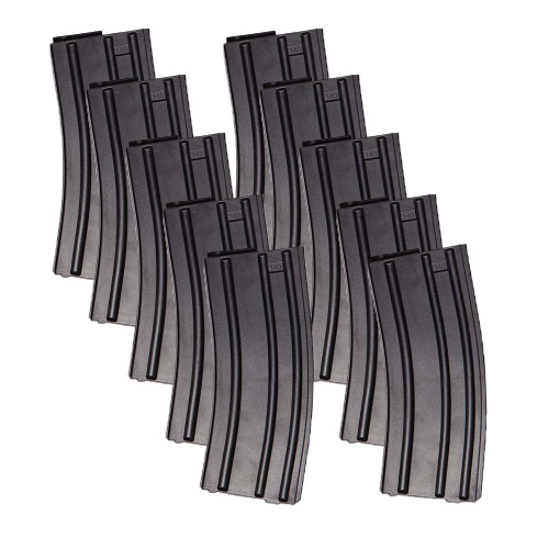 M4 Magazine 10-Pack Black 140rd in the group Airsoft / Airsoft Magazines at Wizeguy Sweden AB (asg-19615)
