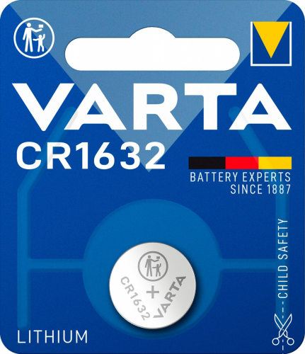Varta battery CR1632 in the group Flashlights / Chargers and Batteries at Wizeguy Sweden AB (bat-0201)