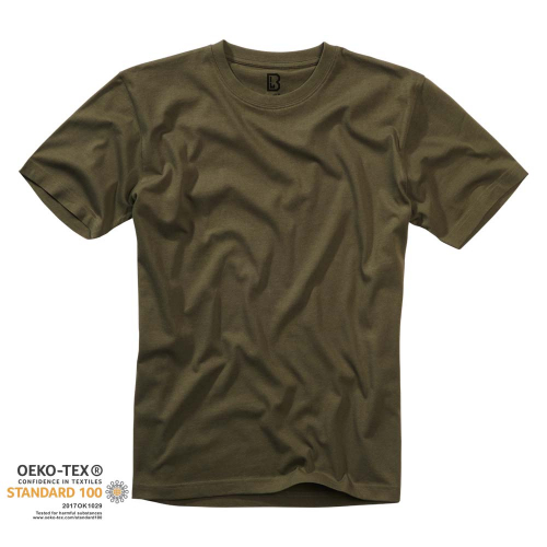 Brandit T-Shirt Cotton Olive in the group Clothing / Shortsleeved shirts at Wizeguy Sweden AB (bra-tee-0001-R)