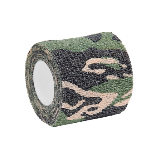 Fosco Stretch Tape Woodland in the group Tactical Gear / Camouflage at Wizeguy Sweden AB (fos-tape-0002)