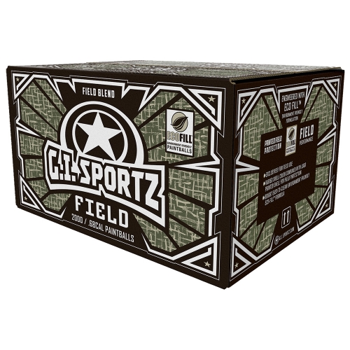 GI Field ECO 68 Paintballs 2000pcs in the group Paintball / Rentalproducts at Wizeguy Sweden AB (gi-paint-013)