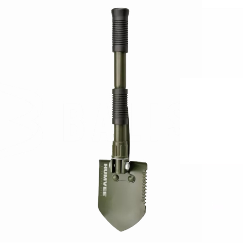 HUMVEE Folding Shovel with Pickaxe Rubber Grip Olive Drab in the group Tactical Gear / Survivalgear at Wizeguy Sweden AB (hmv-acc-00003)