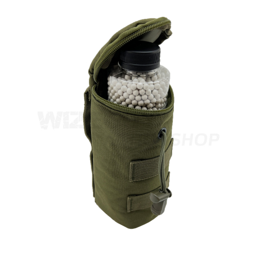 Molle pouch airsoft BB bottle Green in the group Tactical Gear / Mollepouches / System at Wizeguy Sweden AB (inc-molle-00012)
