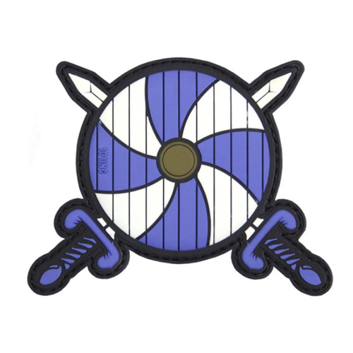 Patch 3D PVC Viking shield Blue in the group Clothing / Team equipment at Wizeguy Sweden AB (inc-patch-17047)