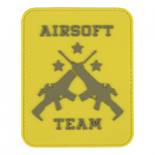 Patch 3D PVC Team Yellow in the group Clothing / Team equipment at Wizeguy Sweden AB (inc-patch-23017)