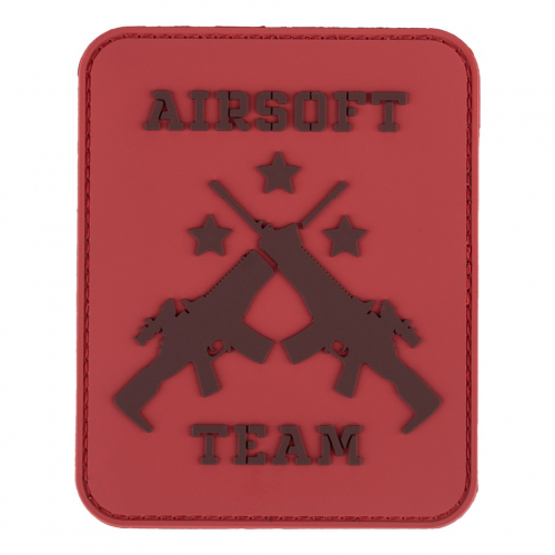 Patch 3D PVC Team Red in the group Clothing / Team equipment at Wizeguy Sweden AB (inc-patch-23020)